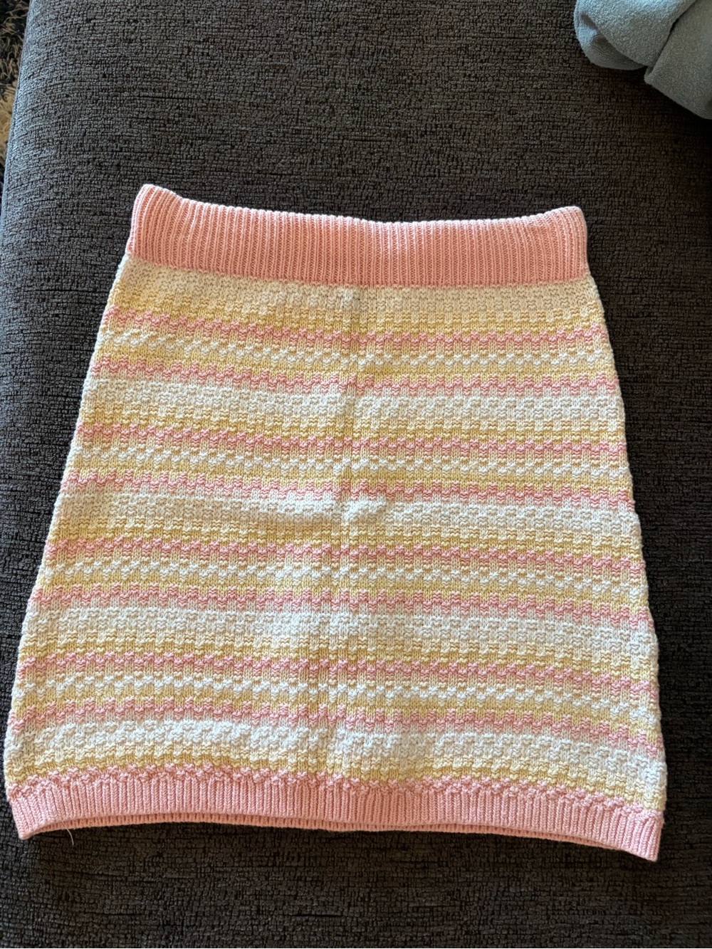 crochet mini skirt